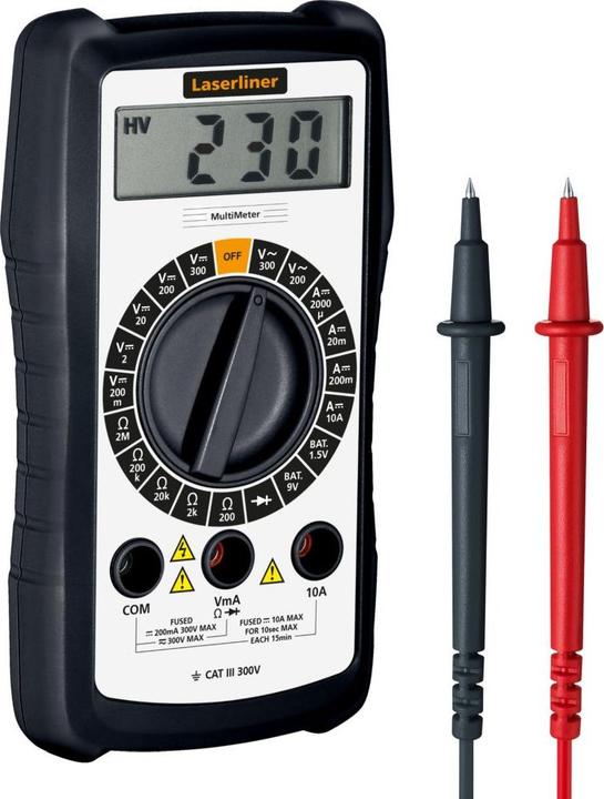 Produktbild Laserliner MultiMeter Hand-Multimeter (CAT III 300V)