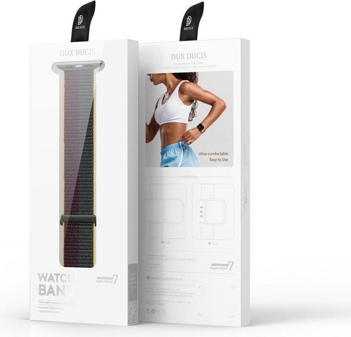 Actual product image Dux Ducis Sport Series Bracelet (38 mm, 40 mm, 41 mm, Nylon, Apple Watch Series 4, Apple Watch SE, Apple Watch Series 6, Apple Watch Series 5, Apple Watch Series 8, Apple Watch Series 3, Apple Watch Series 9, Apple Watch Series 1, Apple Watch Series 2, Apple Watch Series 7)