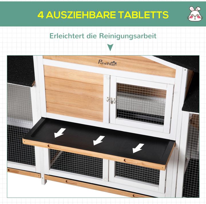 Actual product image PawHut Kaninchenstall