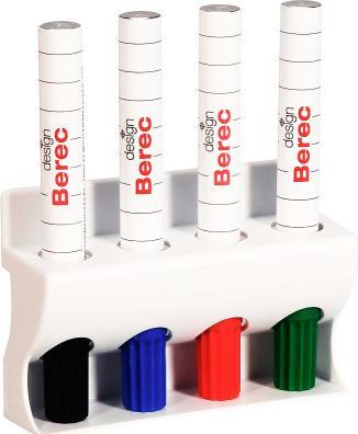 Image du produit Berec Marqueur de planification étroit (Multicolore, 1 mm, 4 x)