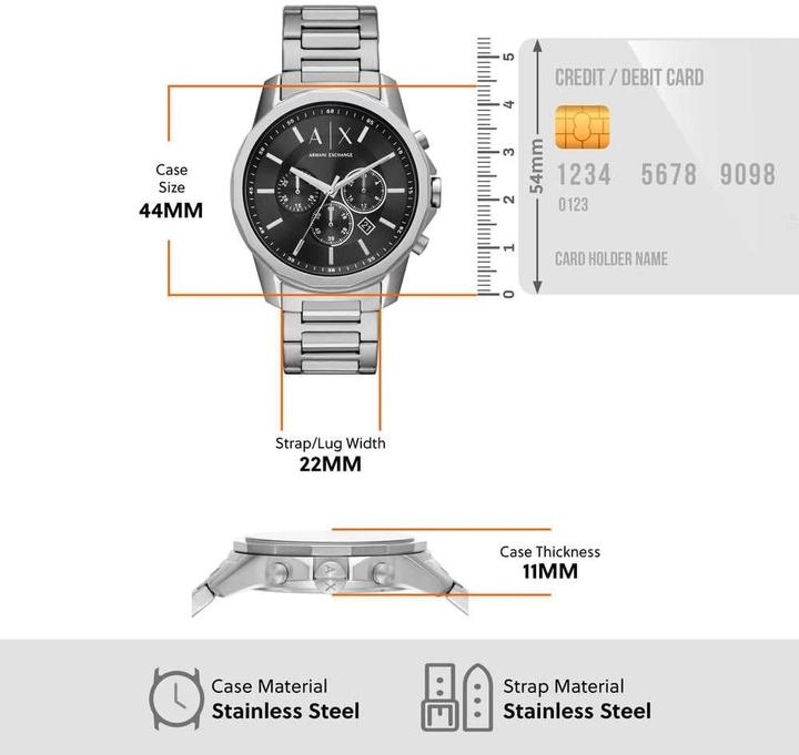 Produktbild Armani Exchange Banks (Chronograph, 44 mm)