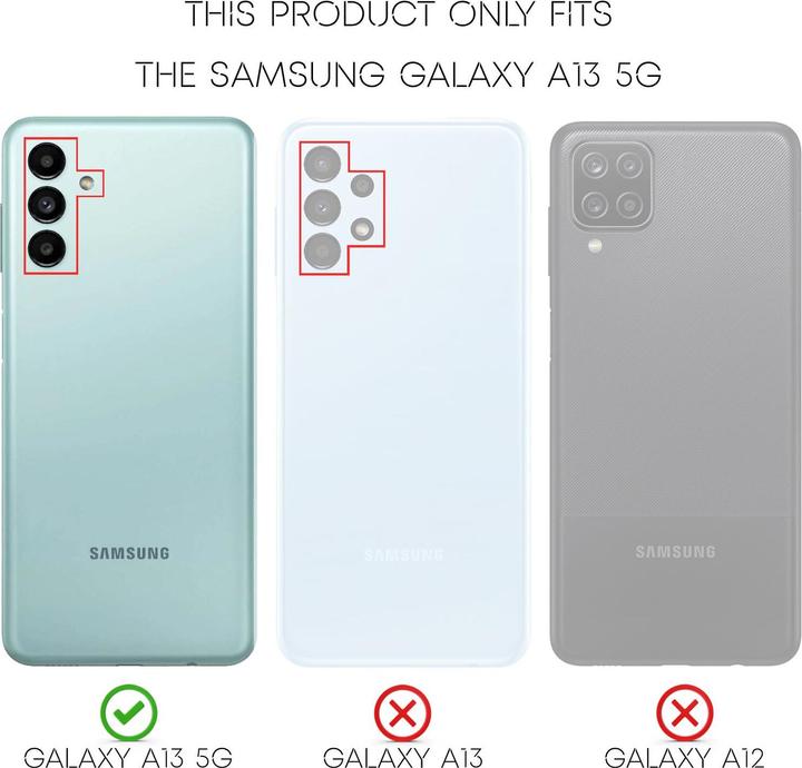 Produktbild Nalia Leder-Look Silikon Hülle (Samsung Galaxy A13 5G)