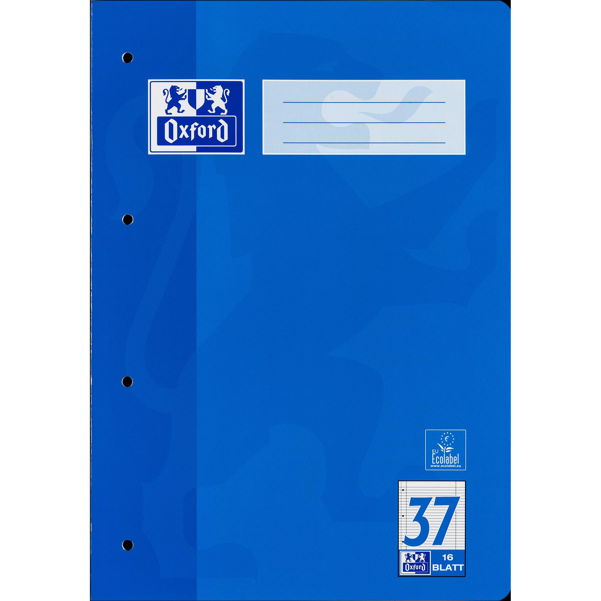 Oxford, Heft + Block, Schulheft, A4, Lineatur 37 (A4, Liniert, Harter Einband)