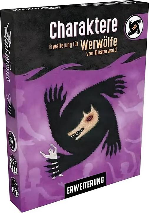 Immagine prodotto Asmodée LUID0006 - Personaggi - Lupi mannari della foresta desolata, 8-28 giocatori, età 10+ (espansione EN) (Tedesco)