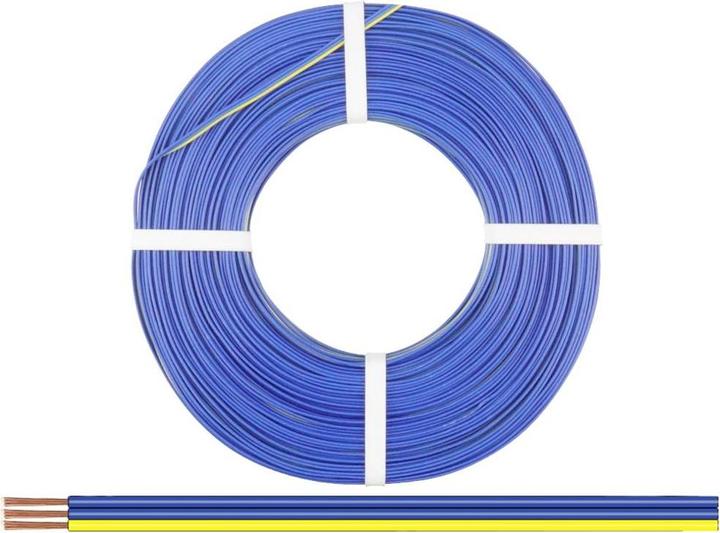 Produktbild Donau Elektronik 325-223-25 Litze 3 x 0.25 mm² Blau, Gelb 25 m (25 m)