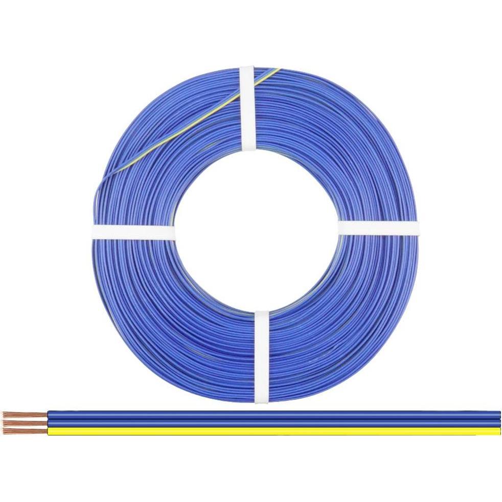 Donau, Kabelleitung, Elektronik 325-223-25 Litze 3 x 0.25 mm² Blau, Gelb 25 m (25 m)
