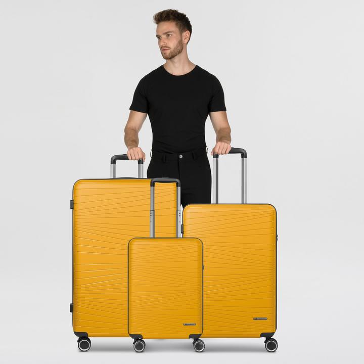 Produktbild Franky Dallas 3.0 4 Rollen Kofferset 3-teilig mit Dehnfalte (188 l)