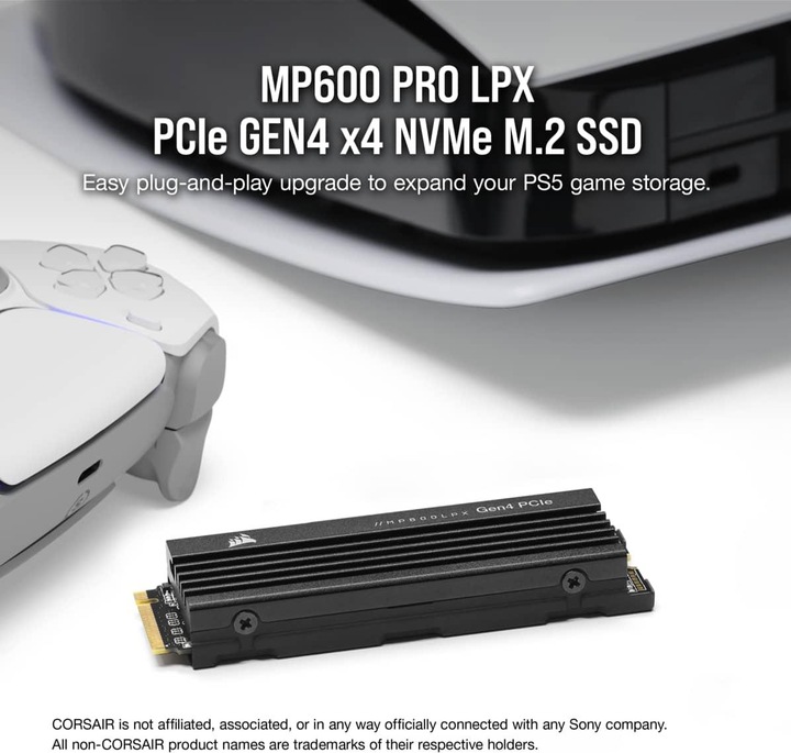 Produktbild Corsair MP600 PRO LPX (500 GB, M.2 2280)