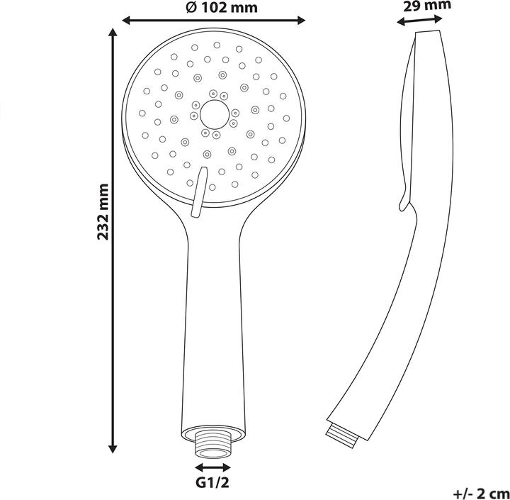 Produktbild Beliani Tamushal (3 Strahlarten)