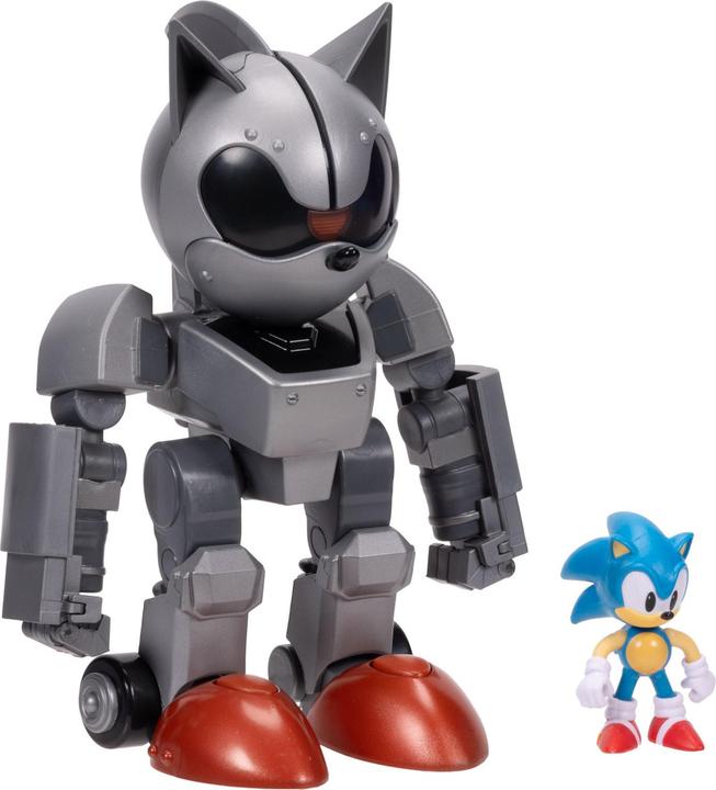 Actual product image Jakks Pacific Giant Mecha Sonic vs Sonic Playset