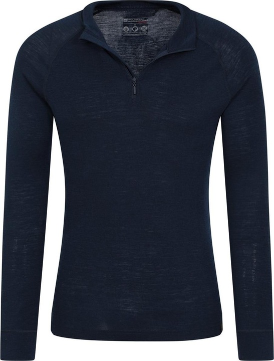 Actual product image Mountain Warehouse Mens Merino Wool Base Layer Top (Pack of 2) (XXS)
