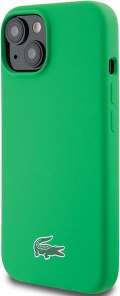 Actual product image Lacoste LCHMP15MSLON iPhone 15 Plus / 14 Plus 6.7" zielony/green hardcase Silicone MagSafe (Apple iPhone 15 Plus)