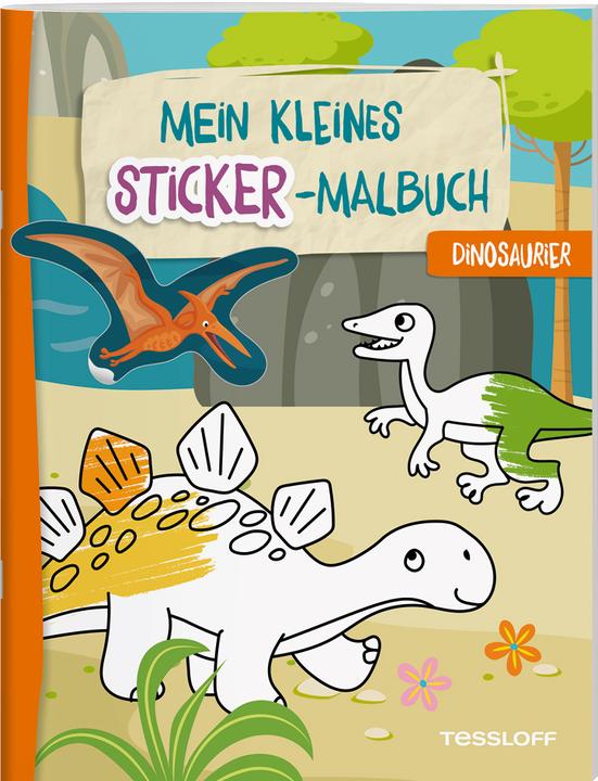Produktbild Tessloff Mein kleines Sticker-Malbuch. Dinosaurier