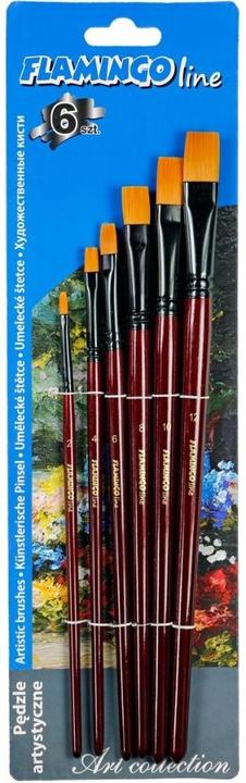 Actual product image Titanum Flamingo-Kunstpinsel, 6 Stück