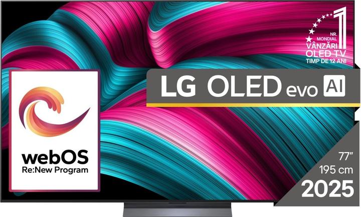 Actual product image LG TV (77", OLED, 4K, 2025)
