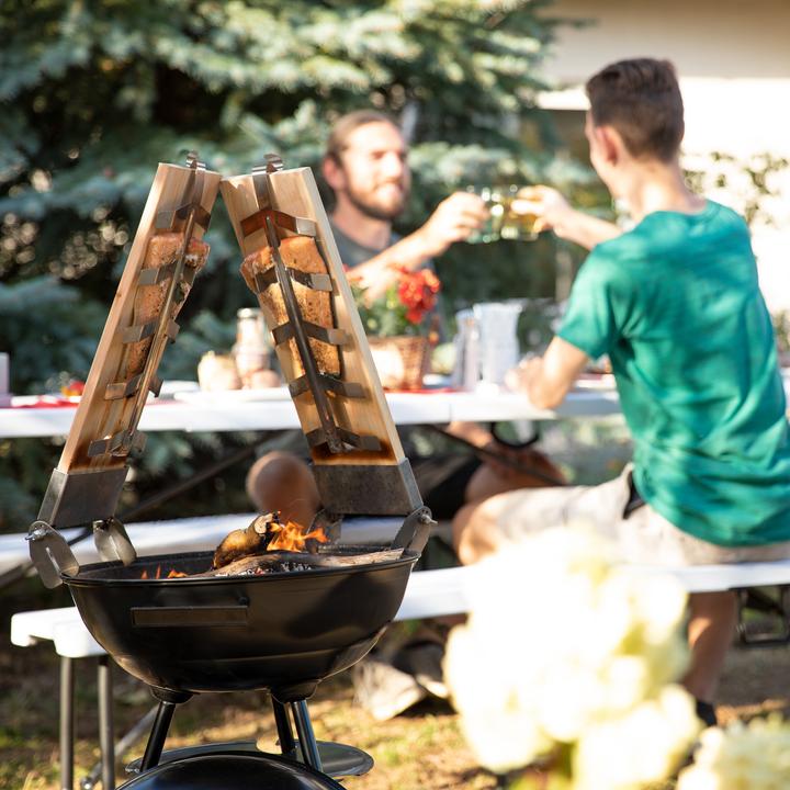 Actual product image Relaxdays Flame salmon board