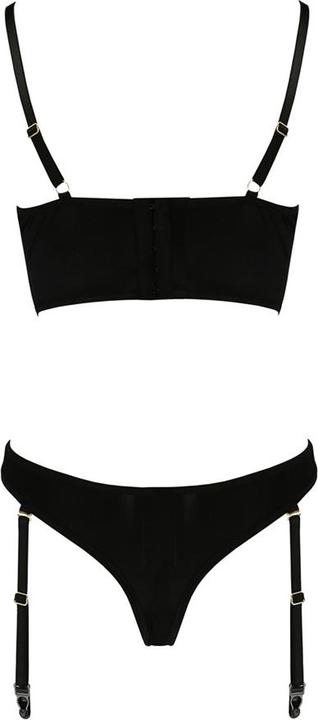 Actual product image Casmir Ensemble culotte à jarretelles et bustier Lara - - 2XL/3XL - Noir (XXL, 3XL)