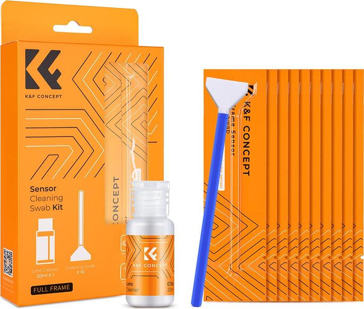K&F Concept 24mm DSLR or SLR Camera Full-Frame Sensor Cleaning Swab Kit