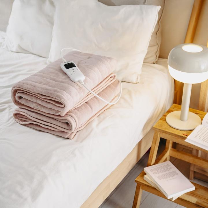 Produktbild Adler AD 7443 Electric heating throw-blanket, Super soft, Pink