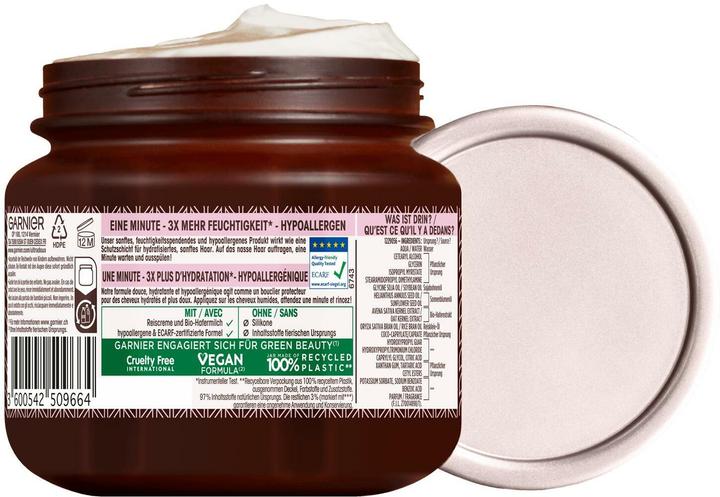 Nährwerte und Zutaten Garnier Ultra Doux Delicatesse (340 ml)