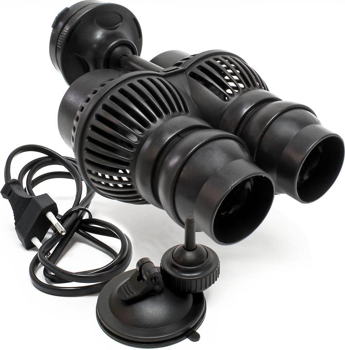 SunSun JVP-201AB Pompe de brassage double Wavemaker Fixation par aimant 6000l/h 12W Eau d’aquarium