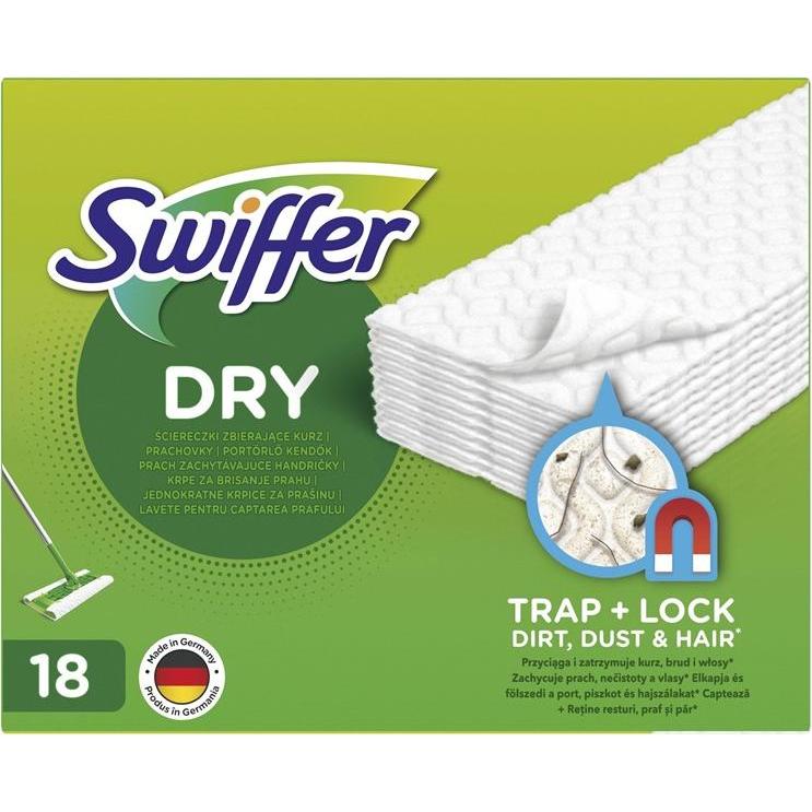 Swiffer Ricariche Per Spazzatrice Dry 18 Pezzi, Utensili pulizia