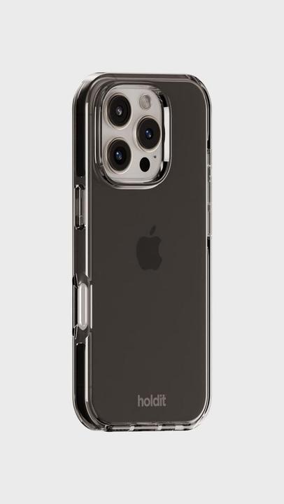 Actual product image Holdit Seethru Case iPhone 16 Pro Max Black (Apple iPhone 16 Pro Max)