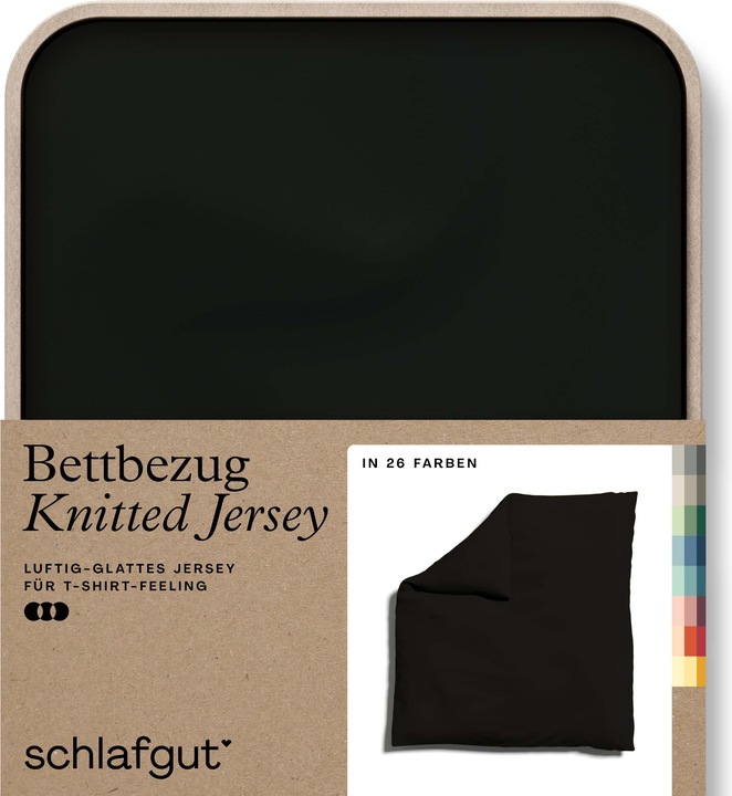 Actual product image schlafgut Knitted Jersey (Duvet cover, 200 x 200 cm)