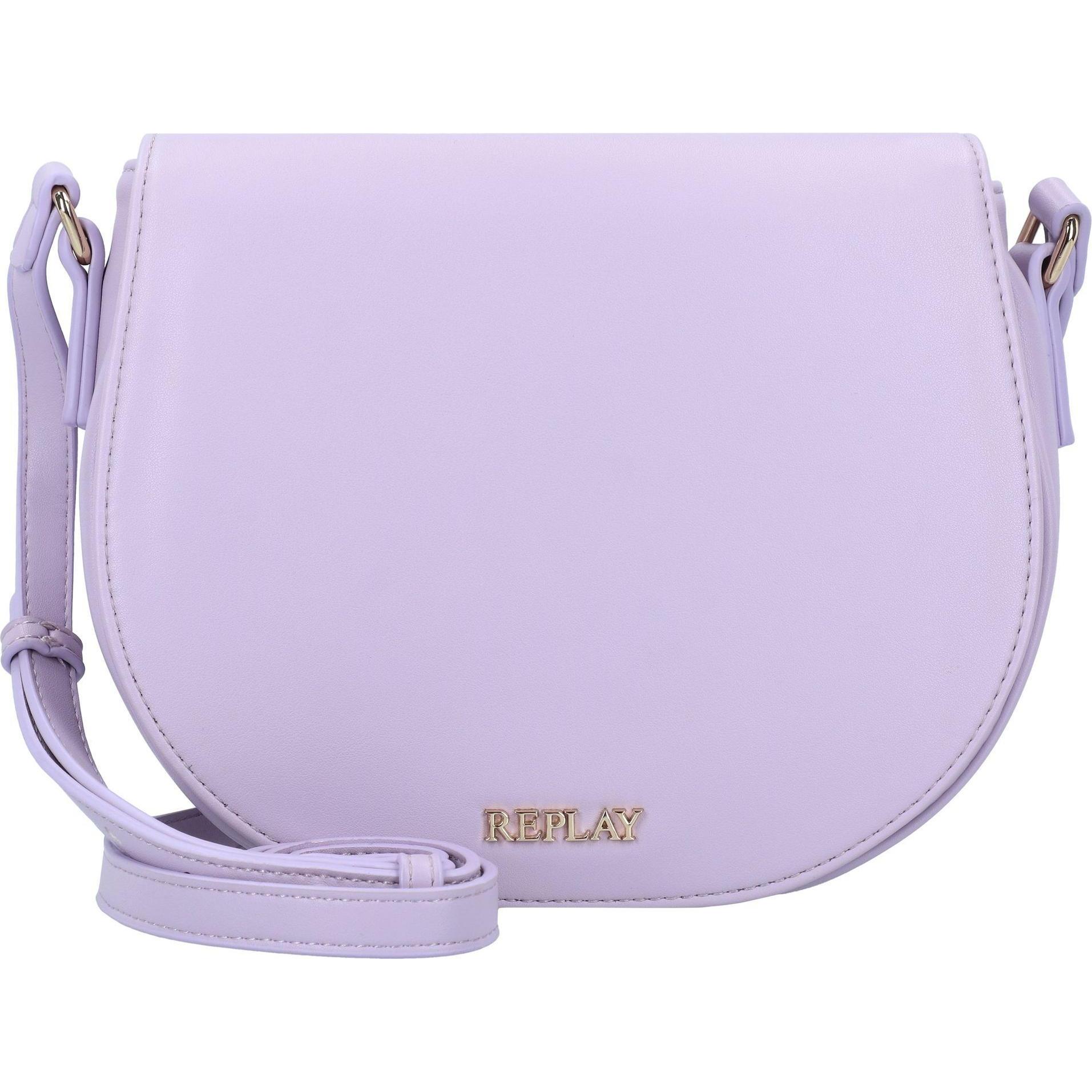 Replay, Handtasche, Umhängetasche 23 cm, Violett
