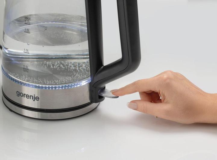 Actual product image Gorenje K17GED Kettle, Electric, Capacity 1.7 L, Power 2200 W, Stainless Steel (1.70 l)