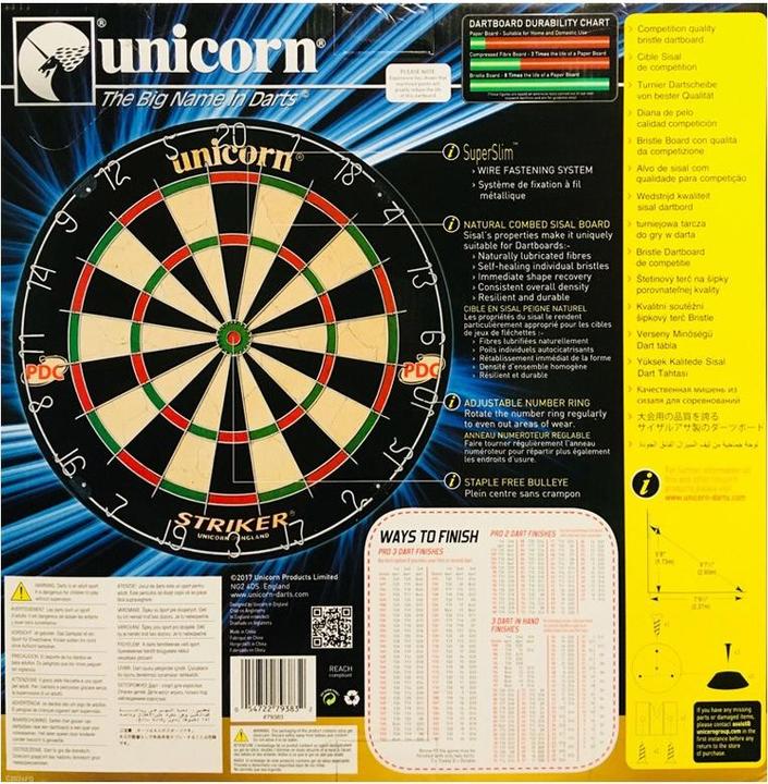 Actual product image Unicorn Striker Bristle Board