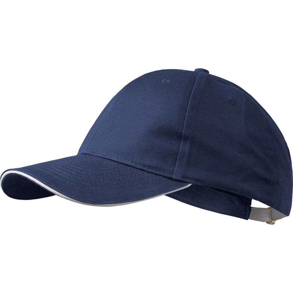 Magni, Herren, Cap, Kappe MB35 Farbe marine/weiss 100% Baumwolle, Mehrfarbig