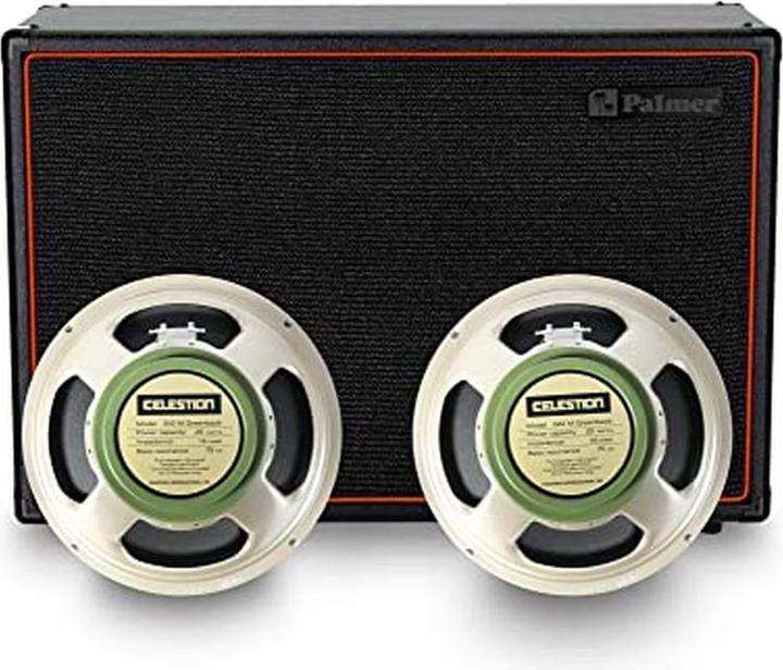 Actual product image Palmer Audio CAB 212 X GBK - Guitar speaker cabinet with Celestion Greenback 2 x 12, Closed-Back (Guitar)