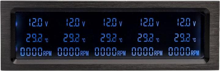 Immagine prodotto Lamptron CP530 regolatore automatico di ventole - RGB nero (5 Ventilatore)
