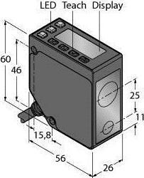 Actual product image Turck Opto Sensor laser measurement system LE550UW/30