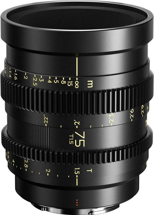 Image du produit Thypoch Simera-C 75mm T1.5 FF Prime Cine Lens (M Mount) (Monture C, Plein format)