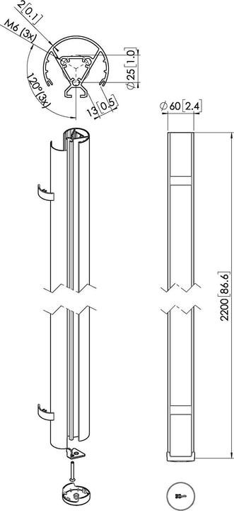 Produktbild Vogels PUC 2422 (Decke)