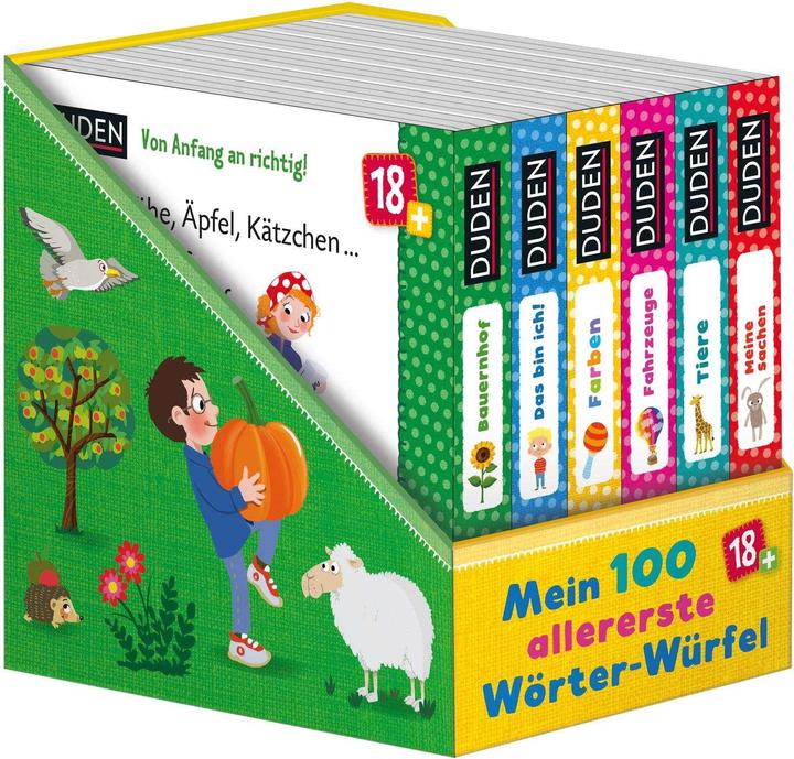 Immagine prodotto Duden 18+: 100 allererste Wörter-Würfel (Tedesco, Nikolai Renger, Iris blanck, 2021)