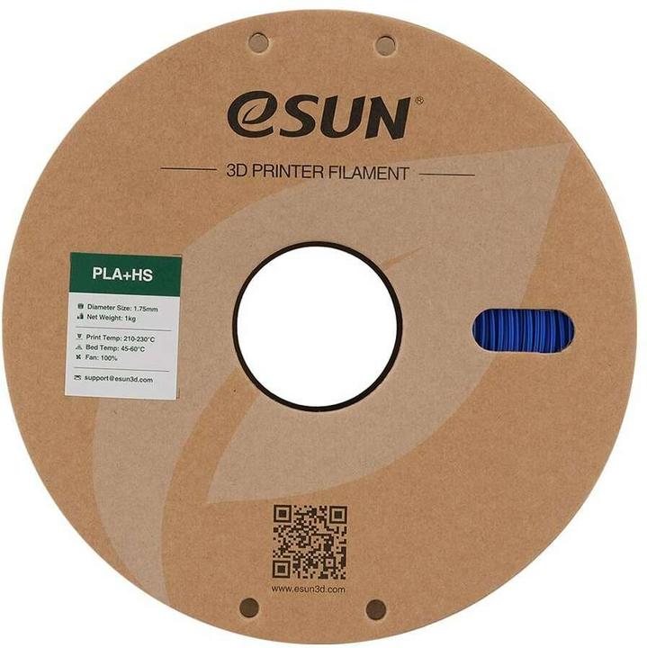 Produktbild eSUN EPLA+HS 1,75mm BLUE 1kg (PLA, 1.75 mm, 1000 g, Blau)