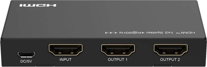 Image du produit MicroConnect 4K@60Hz HDMI Splitter 1x2