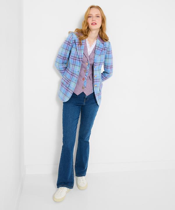 Actual product image Joe Browns Flattering Check Collared Jacket (38)