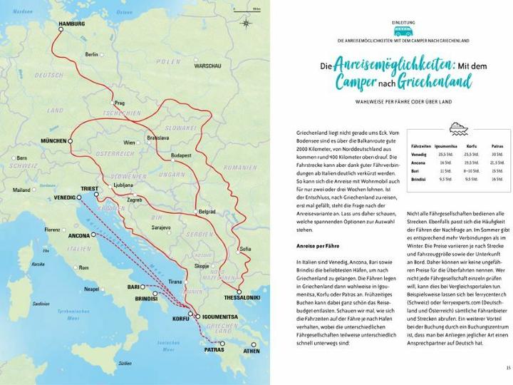 Produktbild On the Road Mit dem Campervan durch Griechenland (Deutsch, Lui Eigenmann, Stephanie Rickenbacher, 2022)