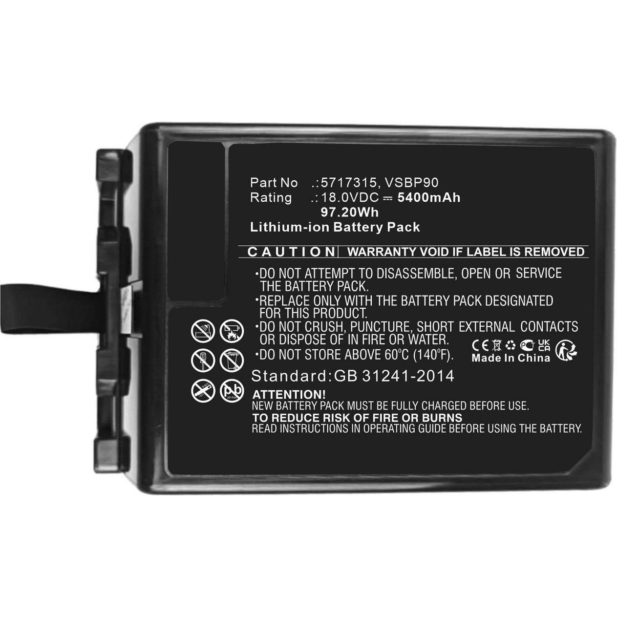 Thumbnail - CoreParts Battery for GE Medical (1 Stk., 5400 mAh), Batterien + Akkus