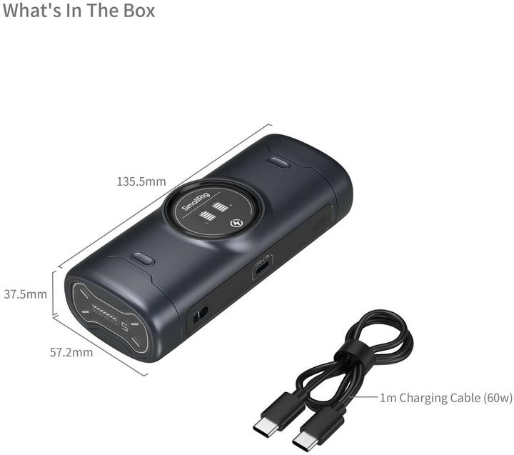 Produktbild SmallRig 5106 Portable Charger Case for NP-FZ100 Batteries (Kamera Akku Ladegerät)