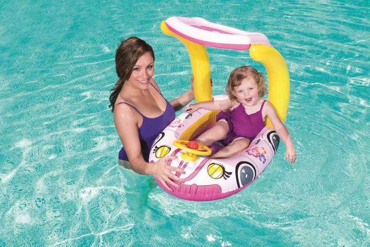 Actual product image Bestway Kids boat with sun canopy Kiddie Car