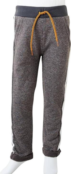 Produktbild vidaXL Kinder-Trainingshose Dunkelgrau Melange 92,Material: 80 (92)