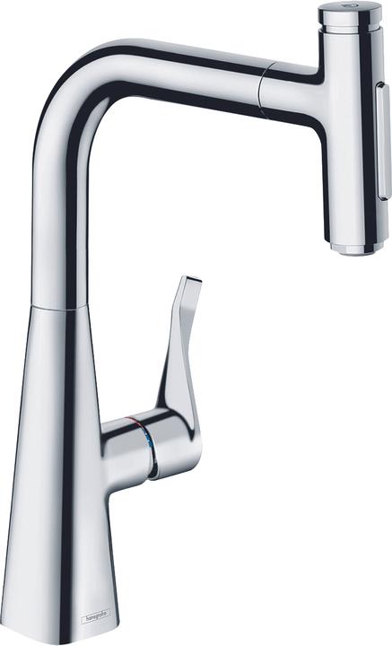 Image du produit hansgrohe HG Mitigeur monocommandé pour évier 240 METRIS Douchette extractible chromée