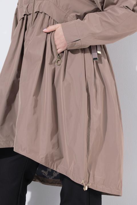 Actual product image Ulla Popken Curved Cross Seam Rain Coat