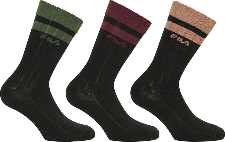 Immagine prodotto FILA Man Urban Normal Plain Socks 3 Pack (confezione da 3, 43 - 46)