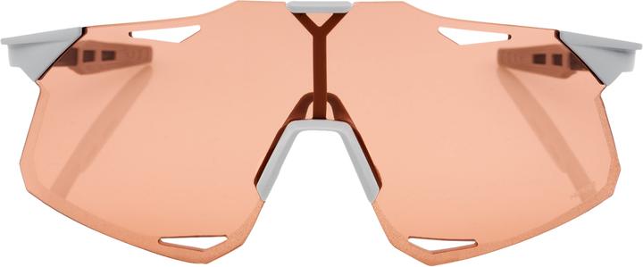 Actual product image 100% Hypercraft Glasses (Matte Stone Grey, HiPER Coral Lens)